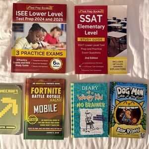 Test Prep Books and Children's Books Collection